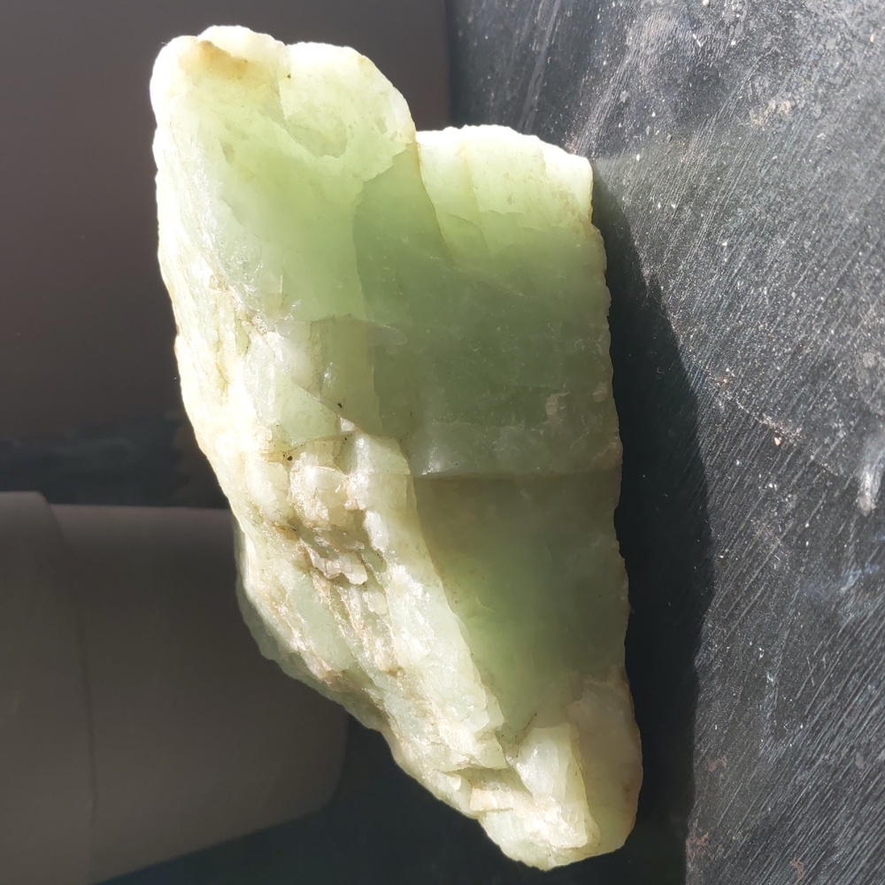 Raw aquamarine
